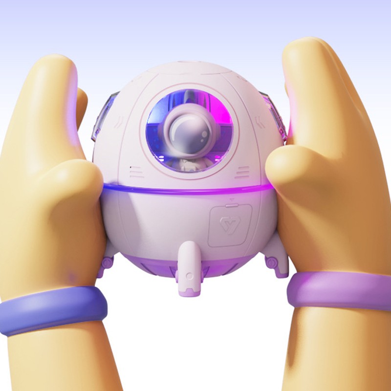 Humidifier with Colorful Night Light Aroma Essential Oil Diffuser Space