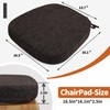 SINOSSO Thickened 2.5" Dining Chair Cushion, Soft Blended High Density