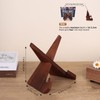 PUERSI Now Playing Vinyl Record Stand, Wooden Display Vinyl Holder