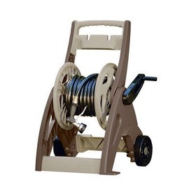 Suncast Hose Reel Cart 175 ' Fully Assembled Sturdy Resin