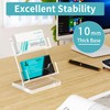 HIIMIEI Business Card Holder Desk, Acrylic Business Card Display, 2