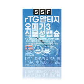 Pure Food rTG Altige Omega 3 1018mg x 60 capsules 1 unit / 순수식품 rTG 알티지 오메가3 1018mg x 60캡슐 1개