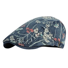 White Fang CA838 Flower Pattern Hunting Hat, Outdoor, Fishing, Golf, Men's, Women's, navy