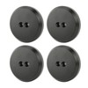 4PCS Aluminium Jack Pad Adapter Black Strong Strength Anodized Surface
