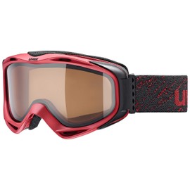 Uvex G. Gl 300 Adult Ski Goggles – Matte Dark Red, One Size