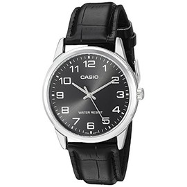 Casio MTP-V001L-1B Men's Basic Analog Men's BASIC ANALOGUE, Black