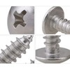 BOZONLI M4 Mushroom Head Self Tapping Screws Wood Screws Pan