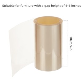NICENEEDED 32.8 Feet x 4 Inch Under Bed Blocker, Under Couch Blocker Under Bed Furniture Blocker Bumpers, Under Sofa Furniture Gap Under Furniture Baffle Board Adjustable Under Sofa Barrier