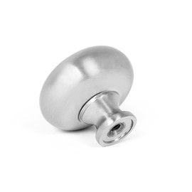 BIRDROCK HOME Simple Modern Cabinet Knobs - Brushed Nickel - 10 Pack - Kitchen Cupboard Furniture Cabinet Hardware Drawer Dresser Pull - 1.5 Inch Diameter