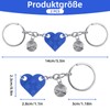 Matching Couple Keychains, 2 Pieces Keychain for Boyfriend Girlfriend Valentines