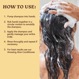 Amazing Aloe Vera Eczema y Psoriasis Champú