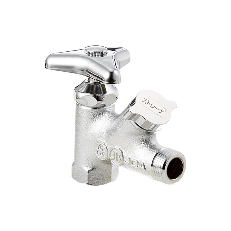 SANEI V226-13 Angle Cosmetic Valve with Built-In Strainer, For General