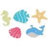 Spirella Shower Mat, Bath Mat, Non-Slip Pads, Sticker, Sea Creatures,