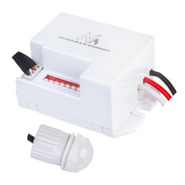 Maclean PIR motion sensor, with external sensor,12-24V DC, 360°, MCE32 V