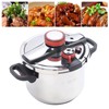 Luqeeg Stainless Steel Pressure Cooker, 2 Gear Pressure Cooking Pot
