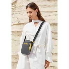 AFKOMST Crossbody Phone Bag for Women Small Nylon Crossbody Shoulder Bag with Detachable Adjustable Straps Multi Pockets Cellphone Purse for Daily Use