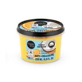 Organic Shop Anti-Cellulite Sea Salt Body Scrub. Coconut & Orange, 250 ml