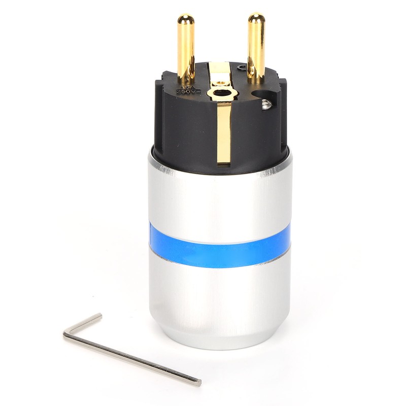 Monosaudio AC Power Plug Pure Copper 24K GoldPlated IEC Connector
