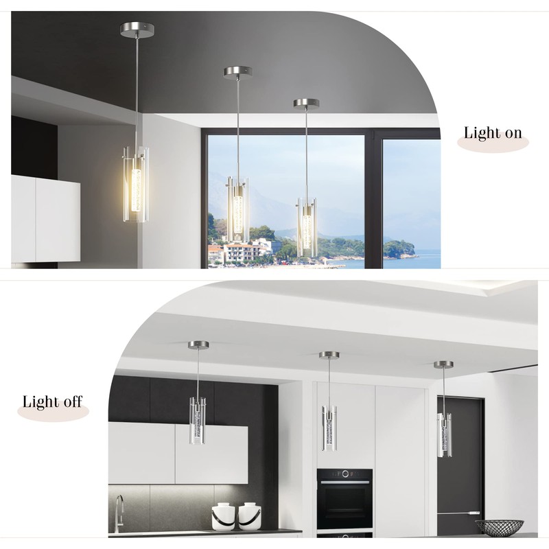 Esfos 1 Pack Pendant Ceiling Light Fixture, Pendant Lights for