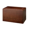 Lillian Rose Wooden Engraved Cremation Box Burial Urn, 294 cu