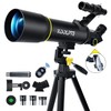 Telescope, 70mm Aperture 400mm AZ Mount Astronomical Refracting Telescopes (20x-200x)