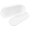 MUKCHAP 12 Pack White Rectangle Flower Plant Pot, 9 x