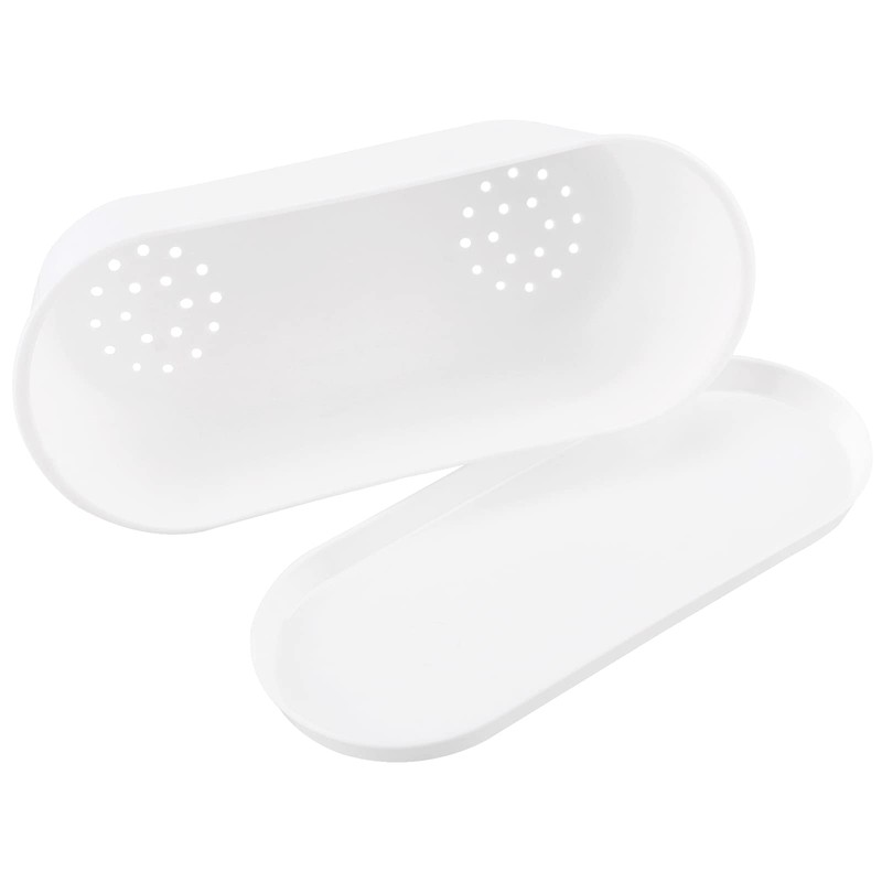 MUKCHAP 12 Pack White Rectangle Flower Plant Pot, 9 x