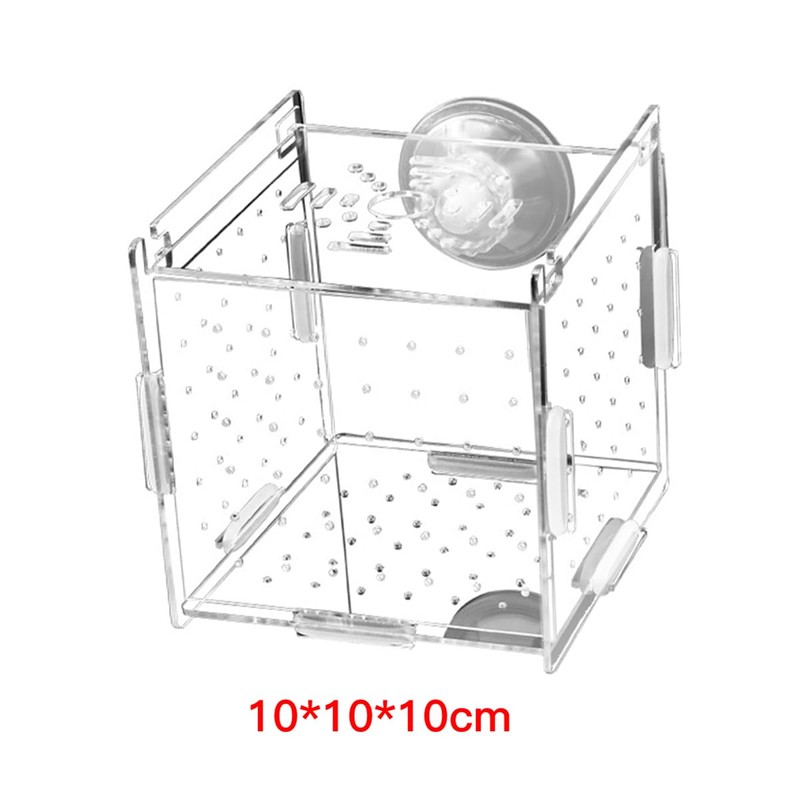 VOANZO Fish Breeding Box Transparent Acrylic Aquarium Isolation Box with