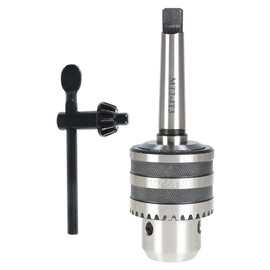 findmall 1/32-5/8 Heavy Duty Drill Chuck with MT2 Shank Chuck Key Fit for Various Lathes