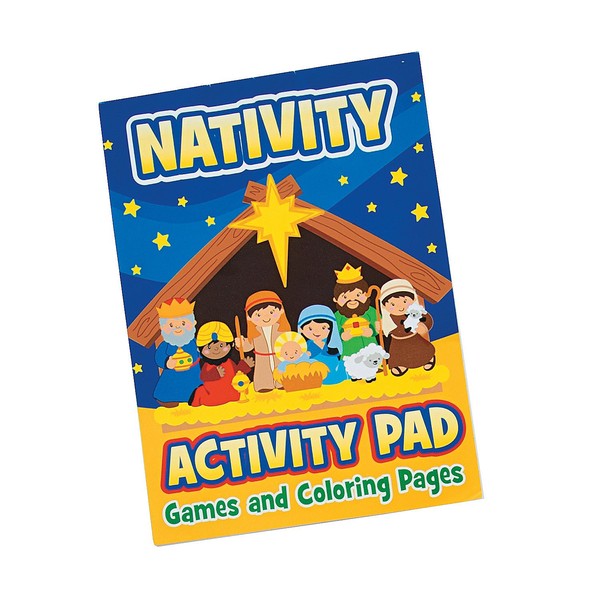 Fun Express - Nativity Activity Book W/ Stickers for Christmas