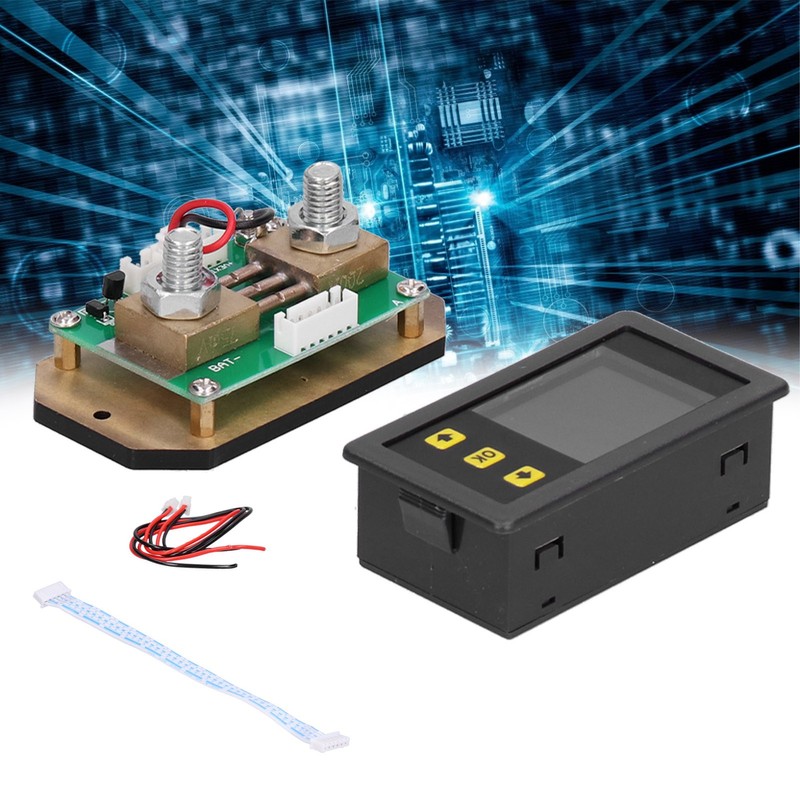 LCD Voltage Current Combo Meter Resin Energy Saving Wattmeter for