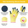 Mulaibdin 2 Pairs of Children's Work Gloves, Gardening Gloves, Thorn
