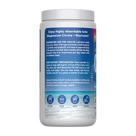 Natural Vitality Natural Calm Magnesio anti estrés, orgánico, frambuesa limón, APG-004, 16 onza, 1, 1
