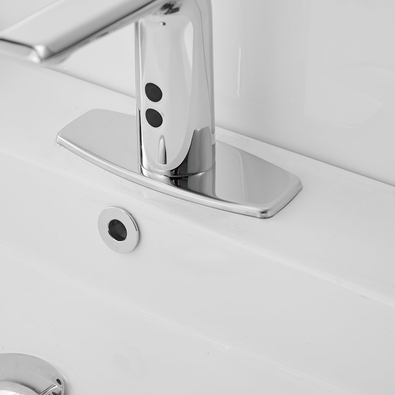 BWE Automatic Motion Sensor Touchless Bathroom Sink Faucet Electronic Infrared