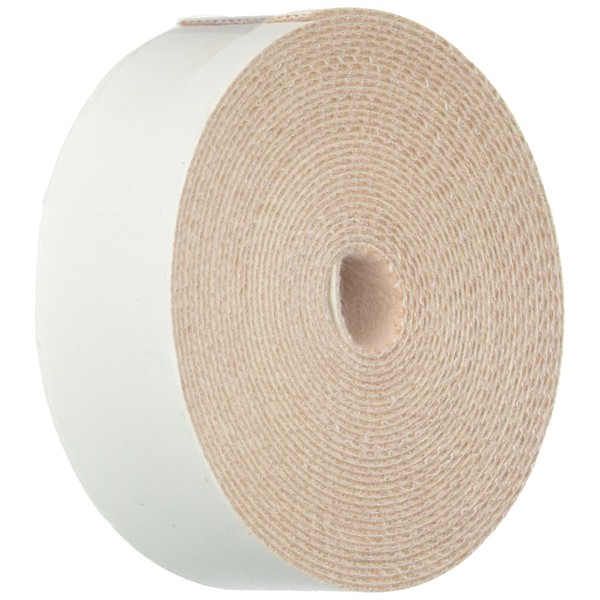Rolyan - 54407 Moleskin Strips and Rolls, 1" x 5 Yards, Splint, Brace, and Support Padding Strips for Skin Protection, Soft, Friction Reducing Padding Material, Paper Backed, Self-Adhesive Fabric