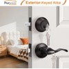 Probrico Door Lock Set with Deadbolt Oil Rubbed Bronze, Keyed