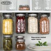 lopeztek Mason Jar Organizer Holder Rack for Food Storage, Under