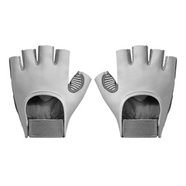 Namvo Grey Fitness Gloves, Weight Lifting Gloves With Wrist Support Rubber Pads Full Palm Protection, Cycling Gloves For Training, Exercise, Fitness For Adults (L)