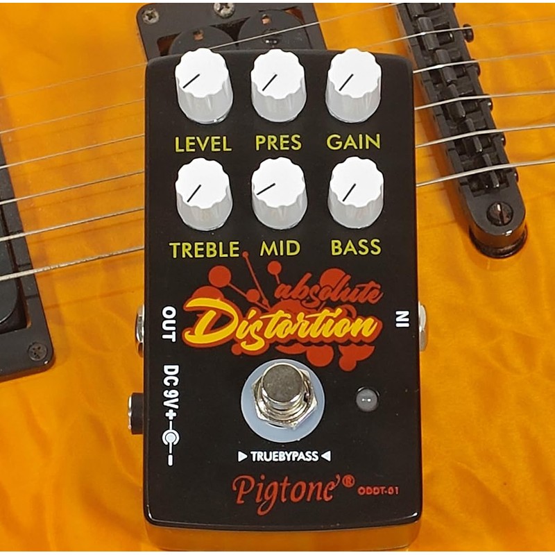 Pigtone Guitar Effect Pedal Overdrive Distortion DC 9V True Bypass