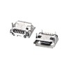 sourcing map Micro USB Female Connector, 5-Pin DIP 180 Degree,