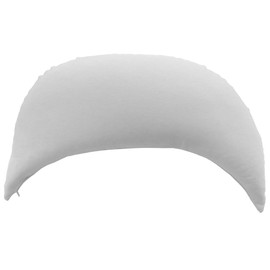 Pine cushion or herb cushion moon approx. 50 cm, white, White