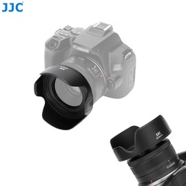 JJC Universal-Gegenlichtblende 49 mm, Tulpenblende, umgekehrte Schnalle, kompatibel mit Canon EF 50mm f/1.8 STM, RF-S 18-45mm f/4.5-6.3 IS STM, kompatibel mit E 2.8/16, E 4.5-6.3/55-210, FE 1.8/50