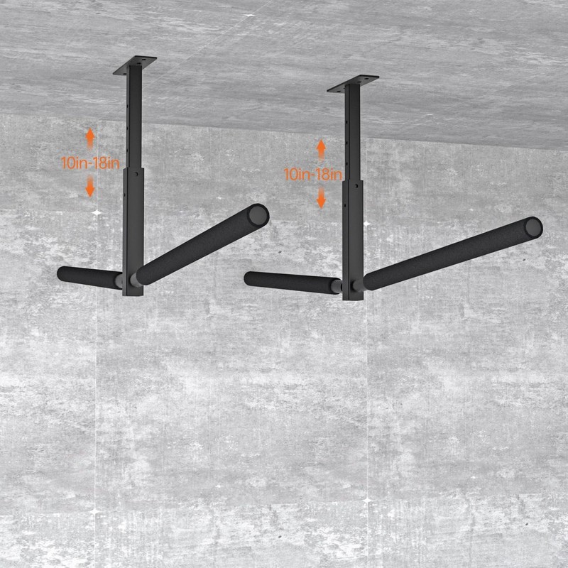 TRUSOON Double Kayak/Ladder Ceiling Storage Rack, Hi Port 2 Ladder