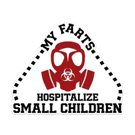 (3PCS) My Farts Hospitalize Small Children Sticker, Funny Farts Sticker, Funny Bumper Stickers, Hard hat Stickers, Button Stickers Funny, Stickers for Adults Funny, Funny Stickers for Adults