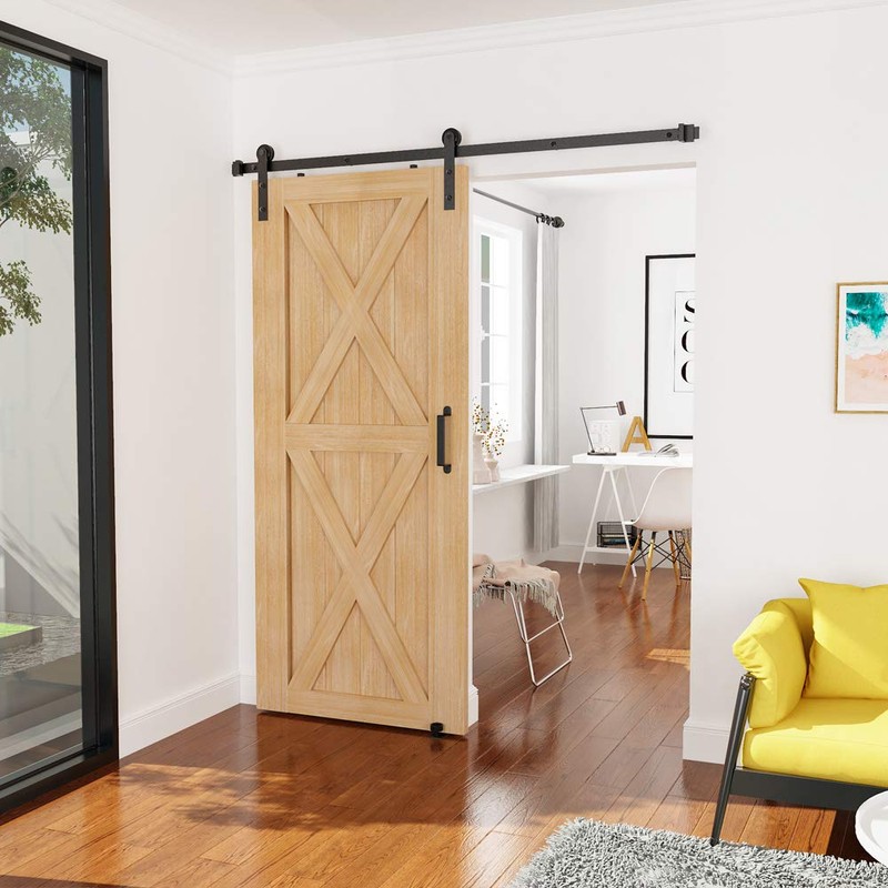 ZEKOO 8.9 Inch Sliding Barn Door Handle Set Barn Door