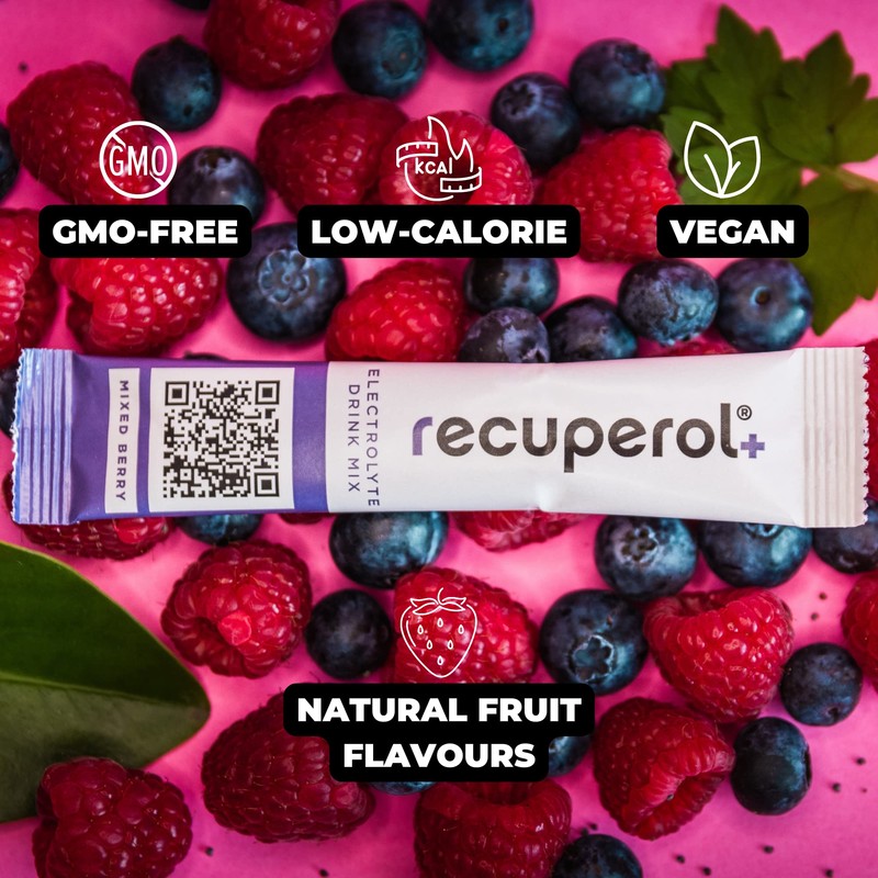 Recuperol Rehydration & Recovery Electrolytes Powder Supplement for Dehydration, Replace