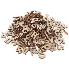 CORHAD Letter Decoration Timber 300pcs Wooden Alphabet Letters for Home Decor