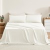 TOSMO Pure Linen Sheets Set, 100% French Natural Linen Flax