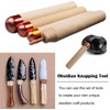 Flint Knapping Tools Kit Obsidian Crafting Tool, Dragon Crystal Stone