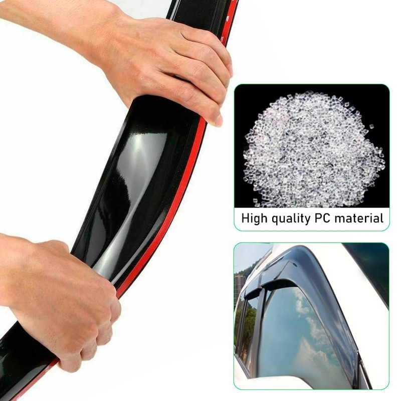 Wind and Rain Deflector for Nissan Navara 2015-2024 NP300 D23